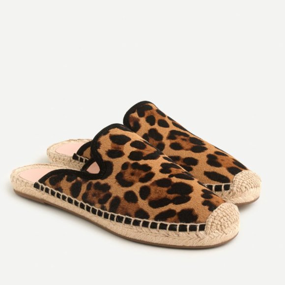 J. Crew Leopard Print Espadrilles - Picture 1 of 2